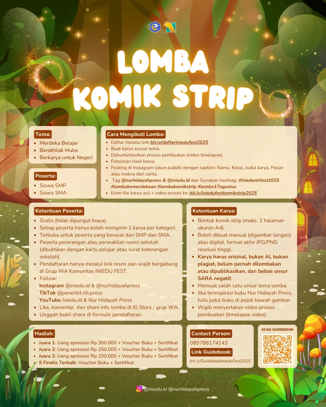 Poster Lomba Komik Strip
